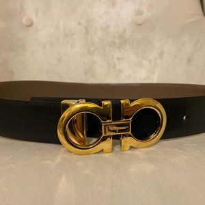SALVATORE FERRAGAMO Gancini leather belt